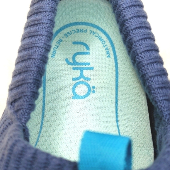 RYKA ASCENT SLIP-ON SNEAKER 8.5W blue WIDE WIDTH - Picture 4 of 9